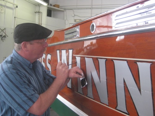 1928 Chris Craft,hand painted.