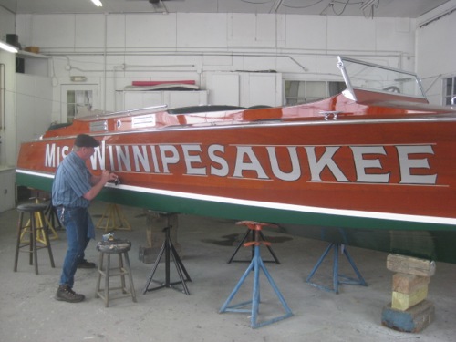 1928 Chris Craft,hand painted.